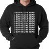 Bewild Hip-Hop Inspired Clothing 1-800-HotlineBling Adult Hoodie