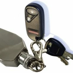 Bewild Flasks Stainless Steel Coffin Flask Keychain (1oz)