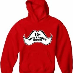 Bewild 10 Cent Mustache Rides Adult Hoodie