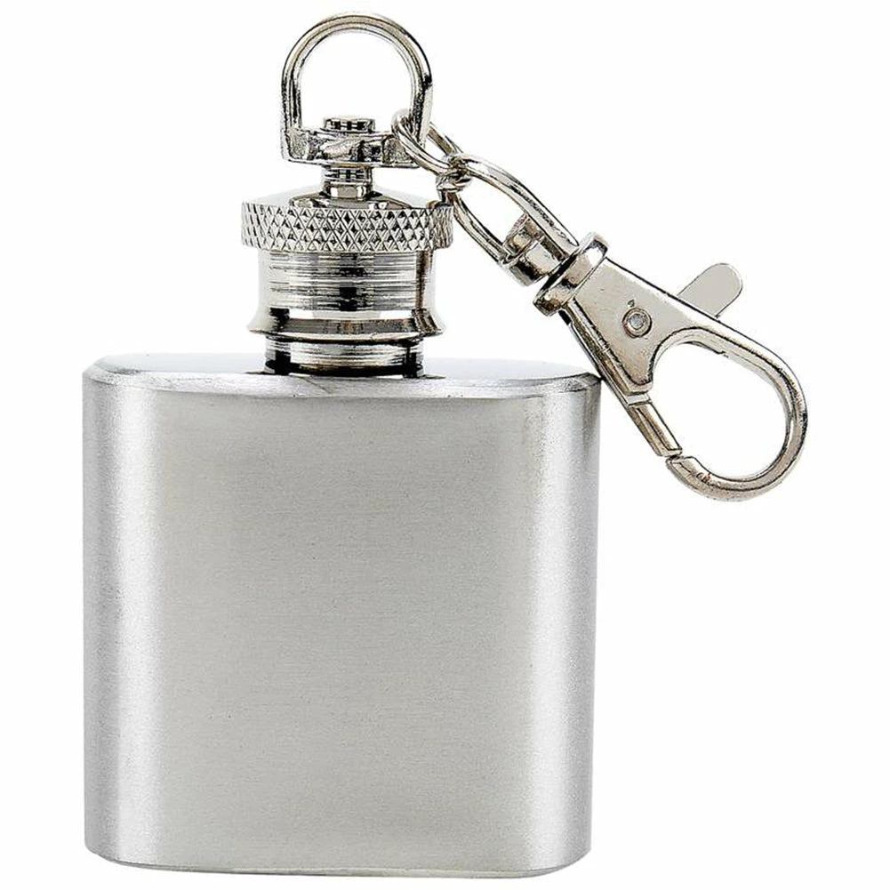 Bewild 1oz Stainless Steel Keychain Flask 4 Bewild 1oz Stainless Steel Keychain Flask