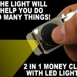 Bewild 2 In 1 - Money Clip With LED Light