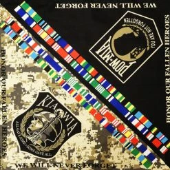 Bewild Bandannas 2 In 1 POW MIA - KIA WIA Bandana (22" X 22")