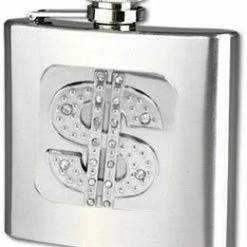 Bewild Flasks 2 Oz Stainless Steel Designer Hip Flask