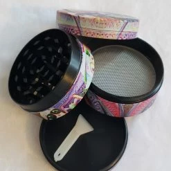 Bewild Herb Grinders - Rick & Morty Sublimated Aluminum 3 Chamber Grinder
