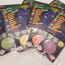 Bewild Black Light Reactive Neon Makeup Discs - .14oz
