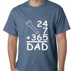 Bewild 24+7+365 = Dad Father's Day Mens T-shirt Positive Reinforcement
