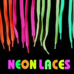 Bewild 3 Pack Of Neon Black Light Reactive Shoe Laces (3 Pairs) Neon & Black Light Accessories