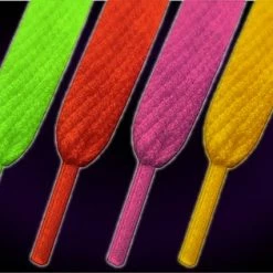 Bewild 3 Pack Of Neon Black Light Reactive Shoe Laces (3 Pairs) Neon & Black Light Accessories