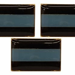 Bewild 3 Pack Of Police Support Flag Lapel Pins Honoring Police (Set Of 3)