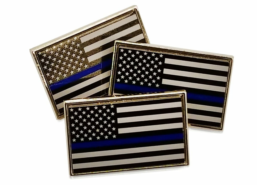 Bewild 3 Pack Of Thin Blue Line American Flag Police Support Lapel Pins 5 Bewild 3 Pack Of Thin Blue Line American Flag Police Support Lapel Pins
