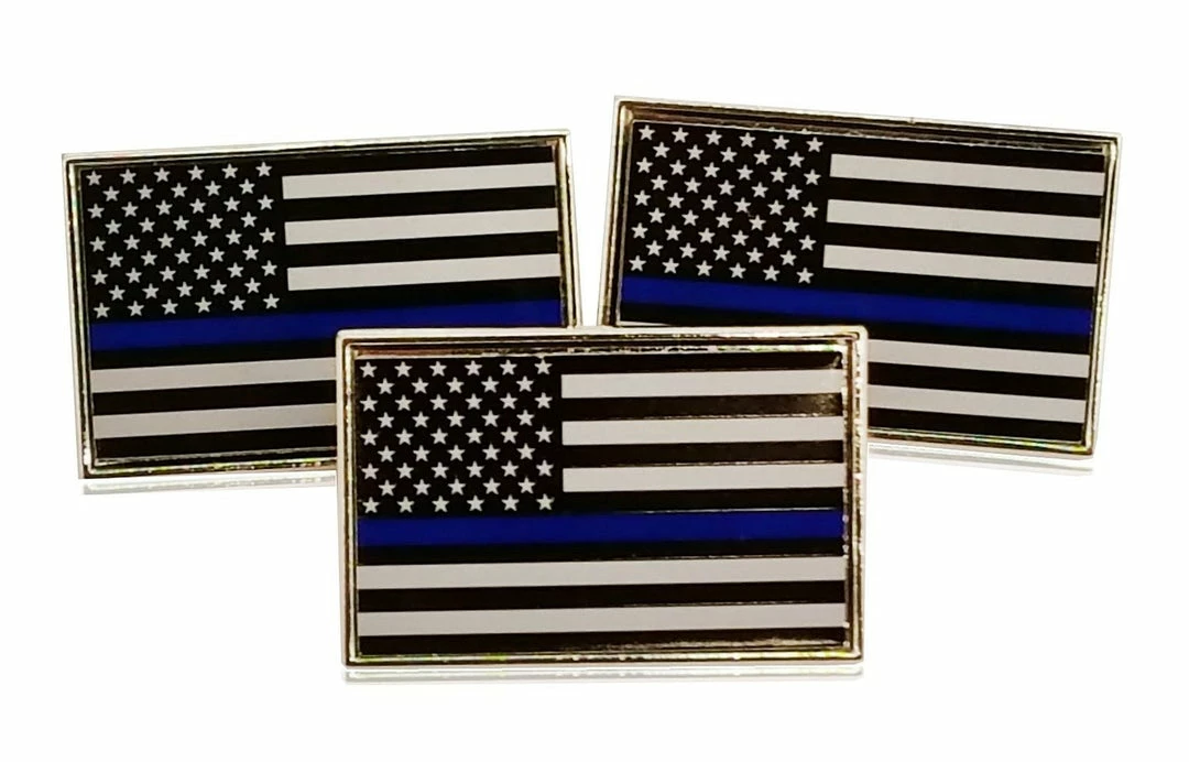 Bewild 3 Pack Of Thin Blue Line American Flag Police Support Lapel Pins 6 Bewild 3 Pack Of Thin Blue Line American Flag Police Support Lapel Pins