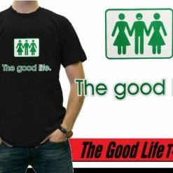 Bewild Cool Funny & Offensive Novelty T-Shirts - The Good Life Threesome T-Shirt