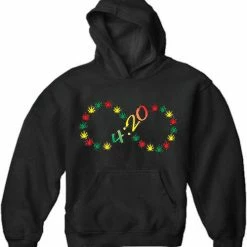Bewild 420 Infinity Adult Hoodie Cool Funny & Offensive