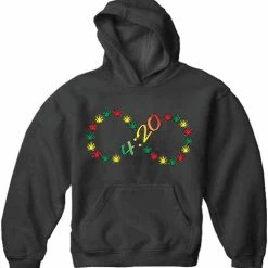Bewild 420 Infinity Adult Hoodie Cool Funny & Offensive