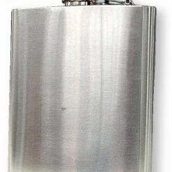 Bewild 6 Oz. Brushed Stainless Steel Hip Flask