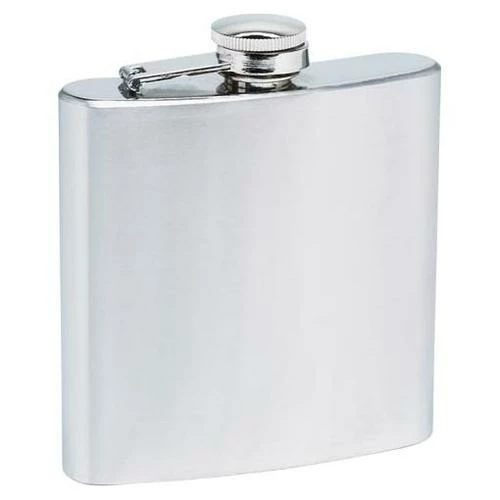 Bewild 6 Oz. Brushed Stainless Steel Hip Flask 4 Bewild 6 Oz. Brushed Stainless Steel Hip Flask