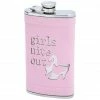Bewild Flasks 6oz Girls Nite Out Party Shoes Stainless Steel Flask With Pink Wrap 1 Bewild Flasks 6oz Girls Nite Out Party Shoes Stainless Steel Flask With Pink Wrap