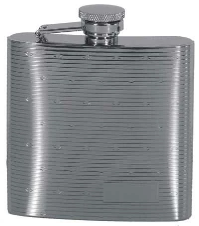 Bewild 6oz. Polished Flask With Dots - Rimless Flasks 3 Bewild 6oz. Polished Flask With Dots - Rimless Flasks