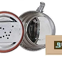 Rolling Machines & Storage CVault Stainless Steel Humidity Control Stash Container W/Humidity Pack