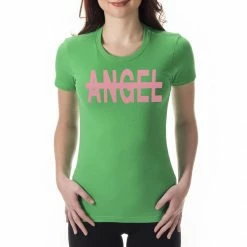 Bewild Hip-Hop Inspired Clothing "No Angel" Watermelon Girl's T-shirt 12 Bewild Hip-Hop Inspired Clothing
