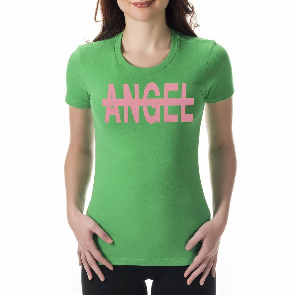Bewild Hip-Hop Inspired Clothing "No Angel" Watermelon Girl's T-shirt 5 Bewild Hip-Hop Inspired Clothing "No Angel" Watermelon Girl's T-shirt