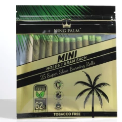 Bewild Rolling Papers And Pipe King Palm - Mini Rolls