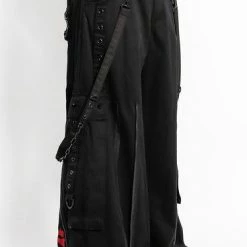 Tripp Darkstreet NYC - Back Up Skull Pants (Black/Red)