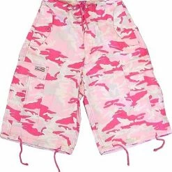 Bewild Unisex Basic UFO Shorts (Pink Camo) Basic Unisex UFO Shorts