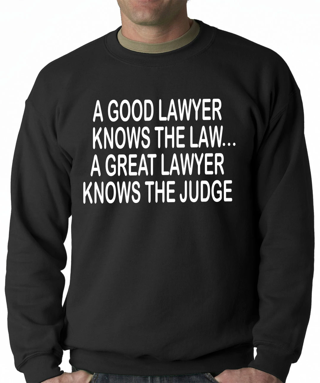 Bewild A Good Lawyer Adult Crewneck 3 Bewild A Good Lawyer Adult Crewneck