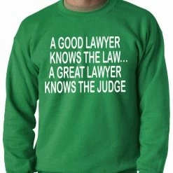 Bewild A Good Lawyer Adult Crewneck 9 Bewild A Good Lawyer Adult Crewneck