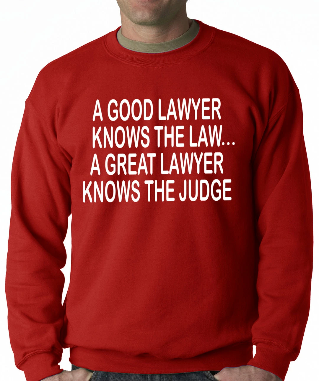 Bewild A Good Lawyer Adult Crewneck 7 Bewild A Good Lawyer Adult Crewneck