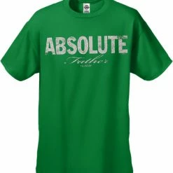Bewild Absolute Father 100 Proof Vintage Men's T-Shirt Cool Funny & Offensive