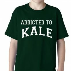 Bewild Addicted To Kale Kids T-shirt