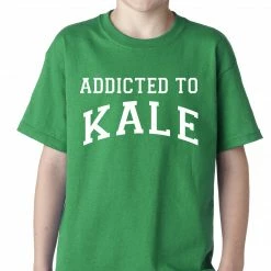 Bewild Addicted To Kale Kids T-shirt
