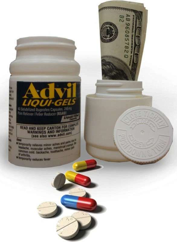 Bewild Advil Liqui-Gels Diversion Safe Diversion Safes, Trays & Containers 3 Bewild Advil Liqui-Gels Diversion Safe Diversion Safes, Trays & Containers