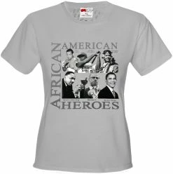 Bewild African American Hero Icons Girls T-shirt Positive Reinforcement