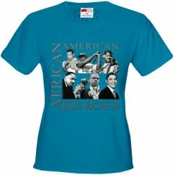 Bewild African American Hero Icons Girls T-shirt Positive Reinforcement