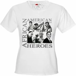Bewild African American Hero Icons Girls T-shirt Positive Reinforcement