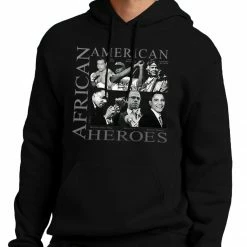 Bewild African American Hero Icons Hoodie Nationality & Ethnic