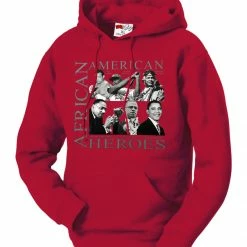 Bewild African American Hero Icons Hoodie Nationality & Ethnic