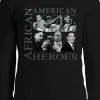 Bewild Nationality & Ethnic African American Hero Icons Thermal Long Sleeve Shirt