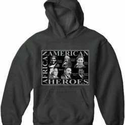 Bewild Nationality & Ethnic African American Heroes Adult Hoodie