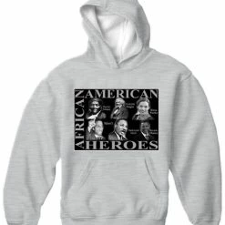 Bewild Nationality & Ethnic African American Heroes Adult Hoodie