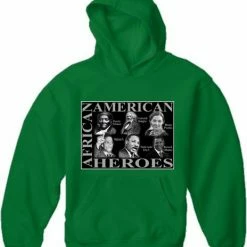 Bewild Nationality & Ethnic African American Heroes Adult Hoodie