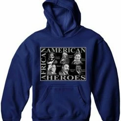 Bewild Nationality & Ethnic African American Heroes Adult Hoodie