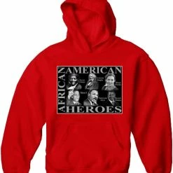 Bewild Nationality & Ethnic African American Heroes Adult Hoodie