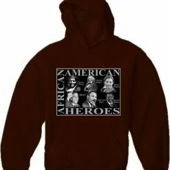 Bewild Nationality & Ethnic African American Heroes Adult Hoodie