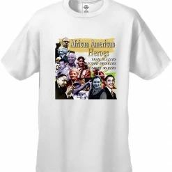 Bewild Nationality & Ethnic African American Heroes And Record Breakers Men's T-Shirt