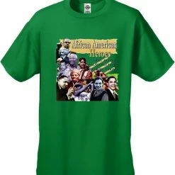 Bewild Nationality & Ethnic African American Heroes And Record Breakers Men's T-Shirt