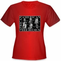 Bewild African American Heroes Girl's T-Shirt